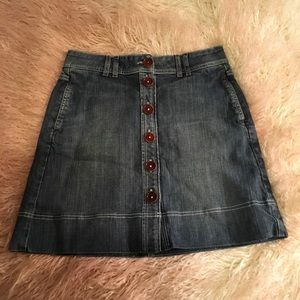 Boden jean denim mini skirt